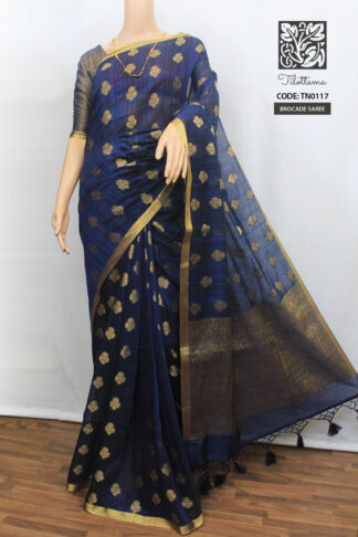 Benaras Handloom Saree (TN0117) - Tilottama Bengal Handloom