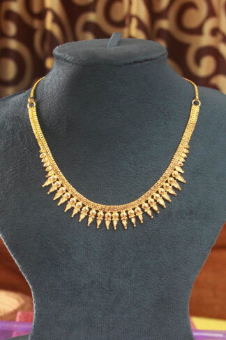 chatai gold plated bridal necklace set