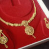 22K Gold Plated Copper minakari bridal necklace set