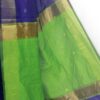 green and blue color combination cotton saree