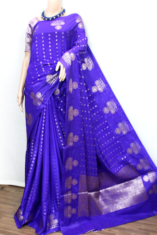 benaras handloom saree, blue benarasi handloom, blue Banarasi Saree
